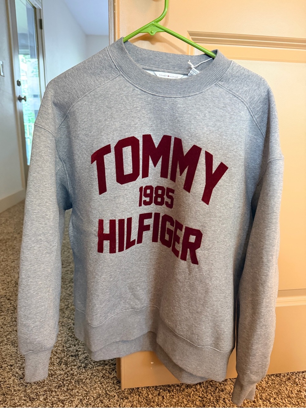 Tommy Hilfiger relaxed fit varsity logo sweatshirt